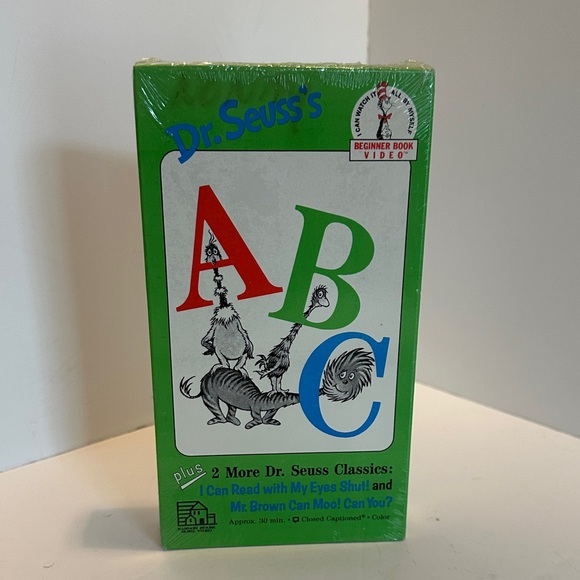 VHS factory sealed - Dr. Seuss ABC Beginner Book Video - Picture 1 of 7